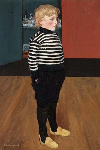 Henri Evenepoel Charles au jersey raye Norge oil painting art